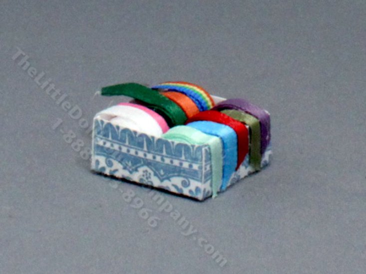 Ribbon Dispenser Box for Dollhouses [MJD 1759] The Little Dollhouse