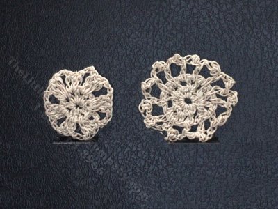 (image for) Miniature Handmade Lace Doily Set for Dollhouses