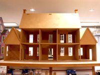 (image for) Unfinished Assembled Mansion Dollhouse, Floor Model