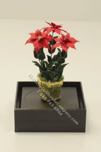 (image for) Dollhouse Miniature Poinsettia