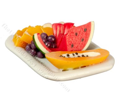 (image for) Miniature Fruit Tray for Dollhouses