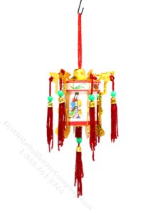(image for) Vintage Miniature Chinese Palace Lantern for Dollhouses