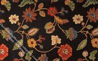 (image for) Miniature Large Sized Floral Rug for Dollhouses