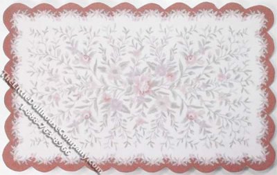 (image for) Dollhouse Scale Model Wave Cut Border Rug