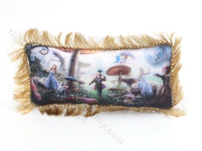 (image for) Long Alice in Wonderland Pillow by Judith Blondell