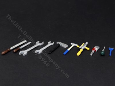 (image for) Miniature General Tools 10 Piece Set for Dollhouses