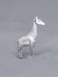 (image for) Miniature Pewter Giraffe Figurine for Dollhouses