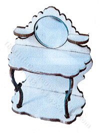(image for) Miniature Half Scale Boudoir Dresser Kit