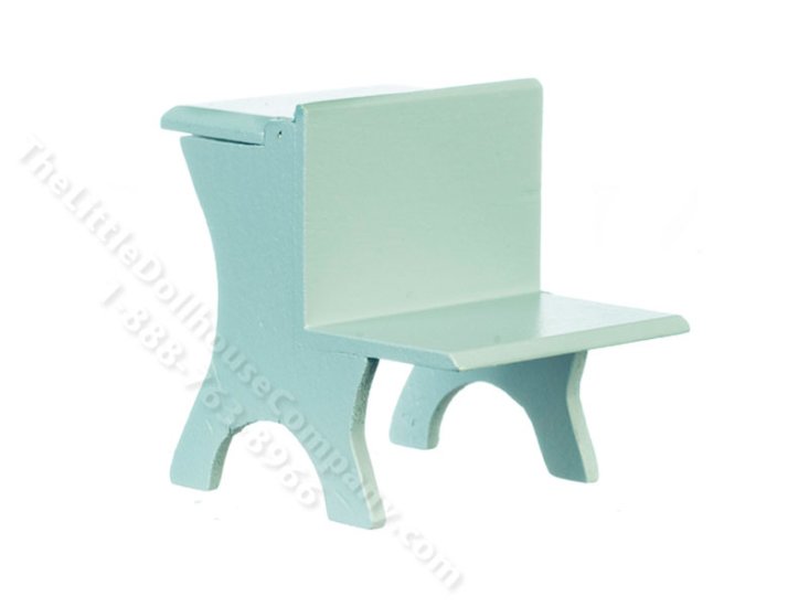 (image for) Miniature School Desk for Dollhouses - Grey