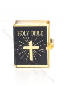 (image for) Miniature Fully Printed Reproduction Holy Bible for Dollhouses