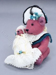 (image for) Miniature Oversized Teddy Bear Mother for Dollhouses