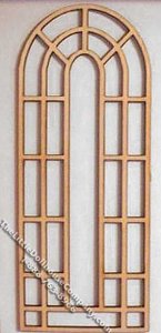 (image for) Miniature Unfinished Long Trellis for Dollhouses