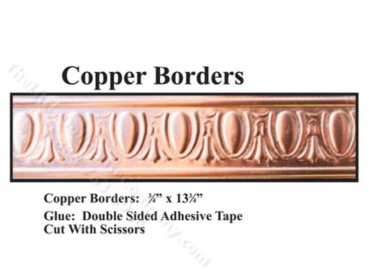 (image for) Dollhouse Scale Model Copper Border