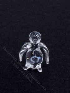 (image for) Miniature Glass Penguin Figurine for Dollhouses
