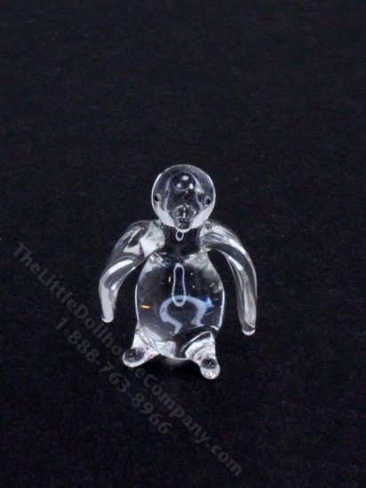 (image for) Miniature Glass Penguin Figurine for Dollhouses