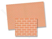 (image for) Dollhouse Scale Model Rose Brick Sheet
