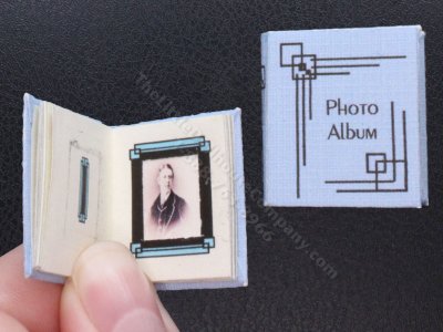 (image for) Miniature Vintage Picture Album with Art Deco Accents