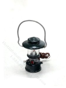 (image for) Miniature Camp Lamp for Dollhouses - Green