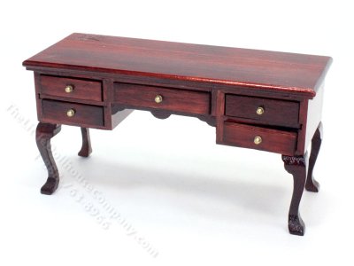 (image for) Miniature Mahogany Desk for Dollhouses