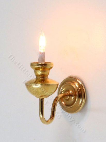 (image for) Miniature 12V Candle Sconce for Dollhouses