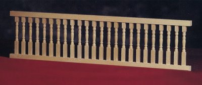 (image for) Turned Wooden Porch Rail