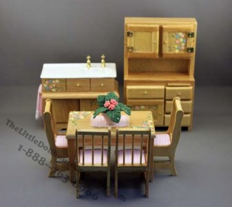 (image for) Kitchen Dollhouse Furniture and Appliance Sets