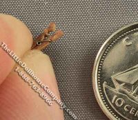 (image for) Miniature Small Working Wooden Clothespin for Dollhouses