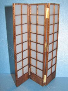 (image for) Miniature Dressing Screen/Shoji Screen Kit for Dollhouses