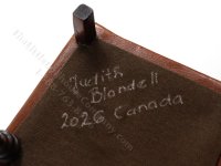 (image for) Dollhouse Tufted Brown Leather Club Chair by Judith Blondell