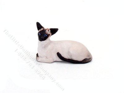 (image for) Miniature Laying Siamese Cat by Karl Blindheim