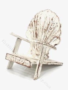 (image for) Miniature Handmade Shellback Adirondack Chair for Dollhouses