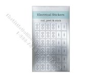 (image for) Dollhouse Miniature Electrical Chrome Outlets and Light Switches