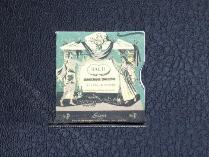 (image for) Miniature Vinyl Record Sleeve for Dollhouses