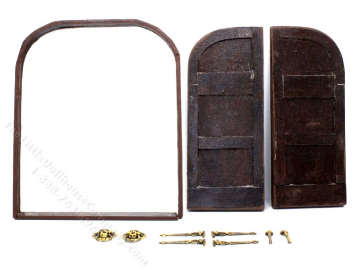 (image for) Dollhouse Scale Model Castle Door Kit