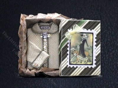 (image for) Miniature Textured Cream Blouse by Judith Blondell