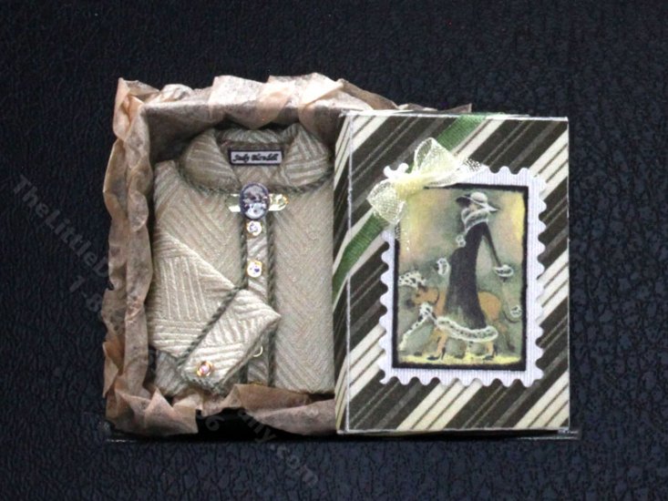 (image for) Miniature Textured Cream Blouse by Judith Blondell