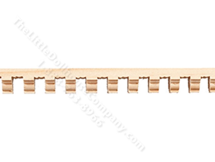(image for) Classic Dental Molding for Dollhouses