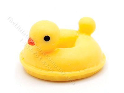 (image for) Miniature Yellow Duck Swim Ring for Dollhouses