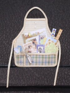 (image for) Miniature Cream Crafting Smock by Cheryl Warder