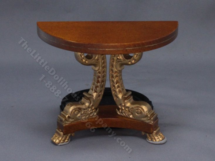 (image for) Miniature Console Table, French Baroque, Walnut