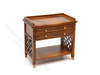 Miniature Serving or Side Table for Dollhouses (image for) Miniature Serving or Side Table for Dollhouses