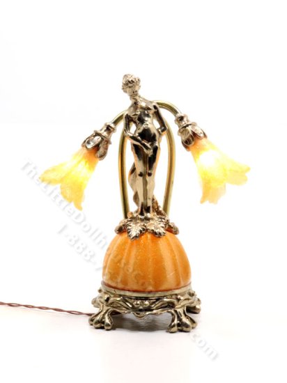 (image for) Miniature Bronze Ricarda Coral Dome Lamp by Jim Pounder