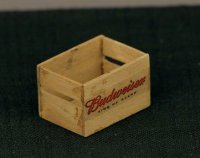 (image for) Dollhouse Miniature Budweiser Wooden Crate