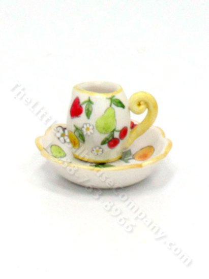(image for) Miniature Ceramic Fruit Pitcher and Wash Bowl