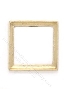 (image for) Miniature Square Gold Frame for Dollhouses