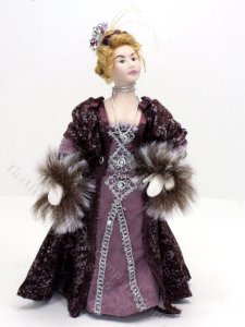 (image for) Elegant Woman in Evening Dress Doll by Carie Lourenco