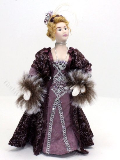 (image for) Elegant Woman in Evening Dress Doll by Carie Lourenco