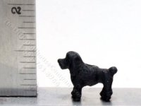 (image for) 1/144" Miniature Standing Black Poodle