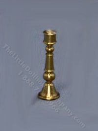 (image for) Miniature Brass Candlestick for Dollhouses