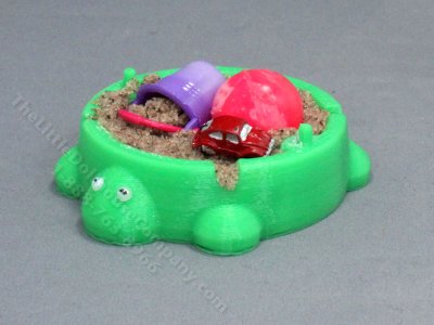 (image for) Miniature Turtle Sandbox for Dollhouses